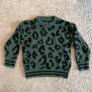 Leopard Toddler Sweater